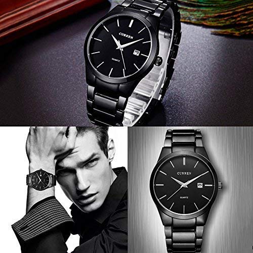 CURREN Reloj Para Hombres Diseño Ejecutivo Exclusivo Fechador Automático