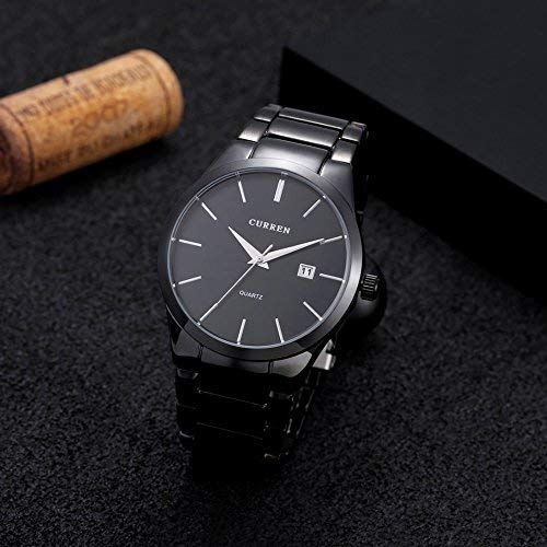 CURREN Reloj Para Hombres Diseño Ejecutivo Exclusivo Fechador Automático