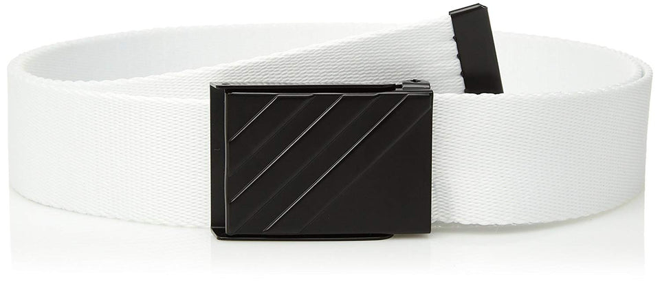 Adidas - Cinturón de Golf, de cincha, para Hombre, Blanco, Una Talla