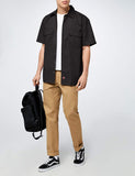 Dickies Camisa de Trabajo de Manga Corta para Hombre