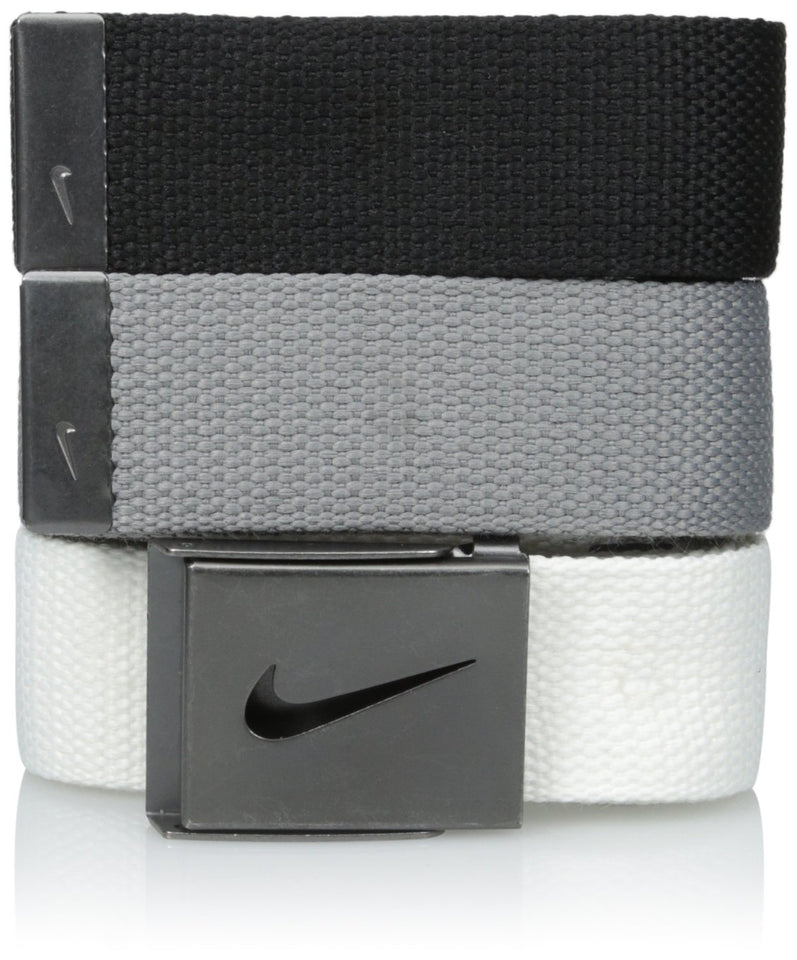 Nike SG - Hebilla para hombre con tres correas intercambiables para cinturón